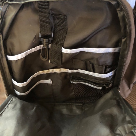 Champion Backpack (Vintage) Many Sections with Good Price Fair Condition (1 Rip) - Picture 4 of 8